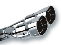Utblås 2.5'' Inlopp / 3'' Utlopp Dubbla Runda Intercooled With Y-Pipe Borla